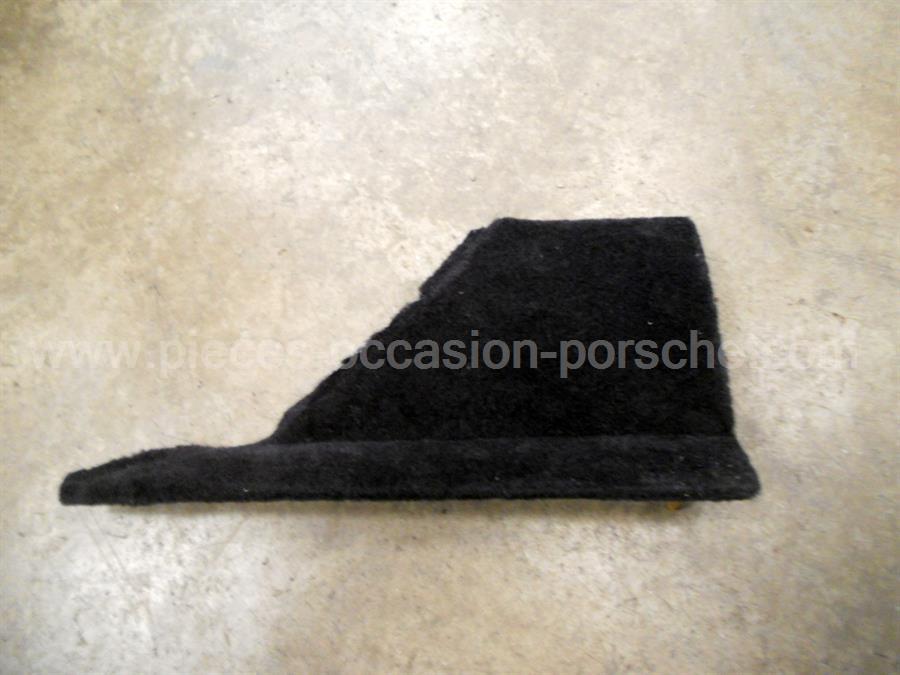 Cache, tapis noir Porsche